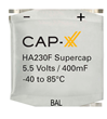 CAP-XX HA230F supercap stores harvested energy and releases burst power to power the IoT device