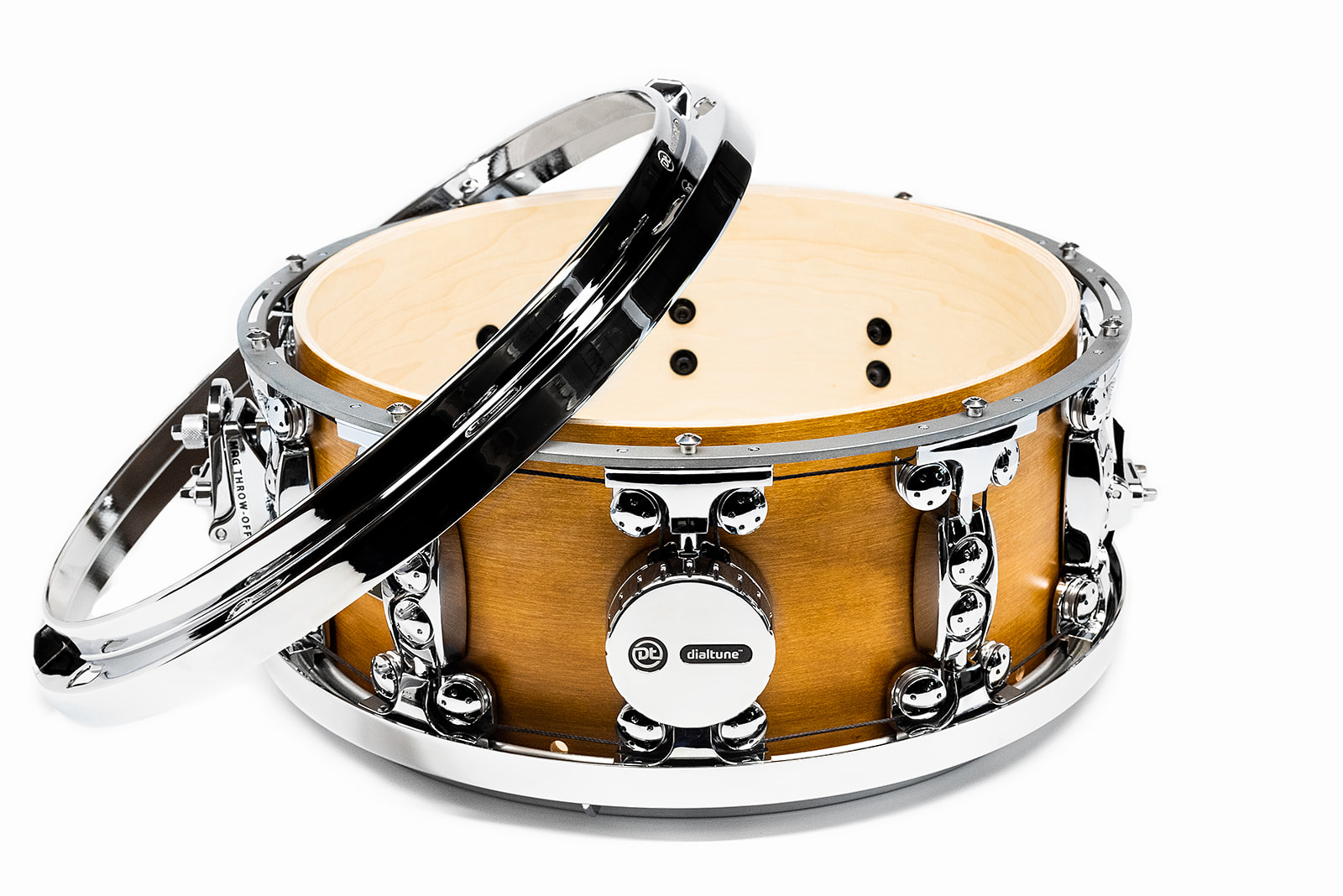 dialtune 10-ply maple 6.5x14" cable tuning snare drum