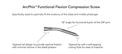 ExsoMed ArcPhix Functional Flexion Compression Screw