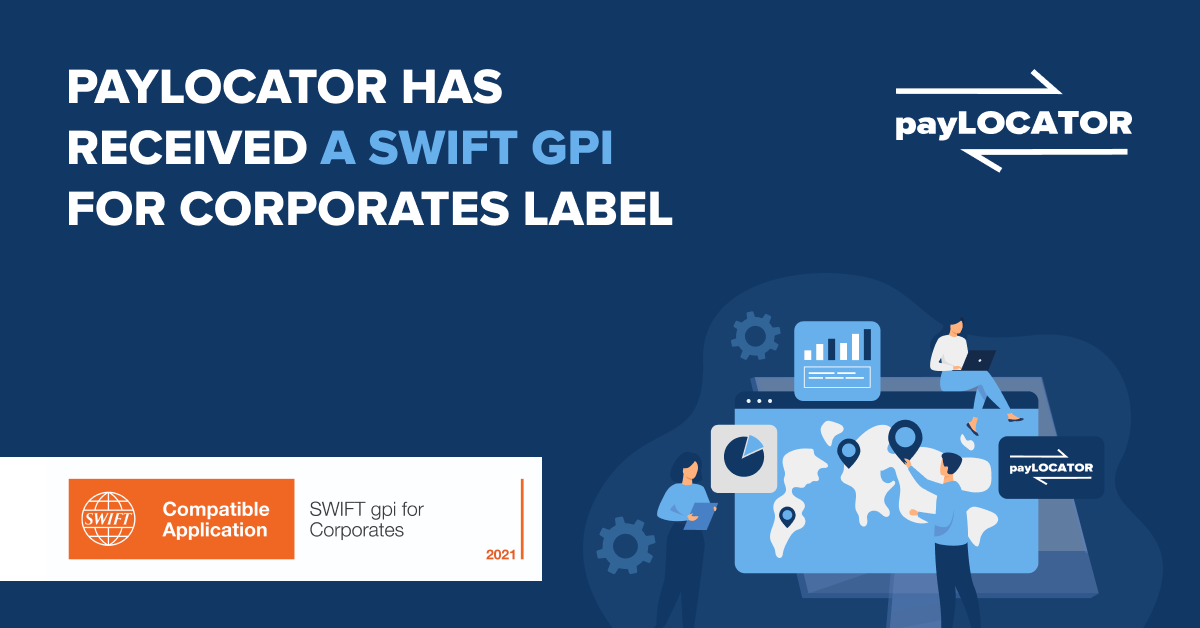 SWIFT gpi for Corporates label for payLOCATOR