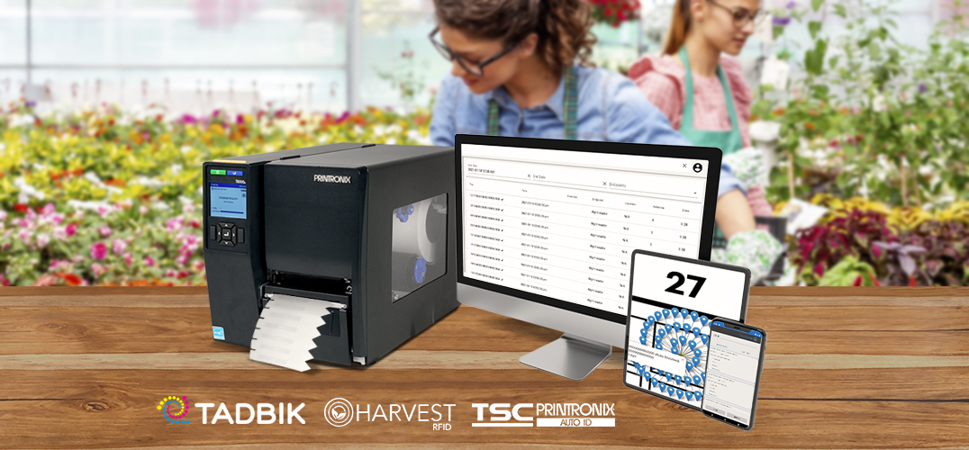 TSC Printronix Auto ID Partners with Harvest RFID and Tadbik to Deliver Complete Plant Inventory Printing and Tracking System