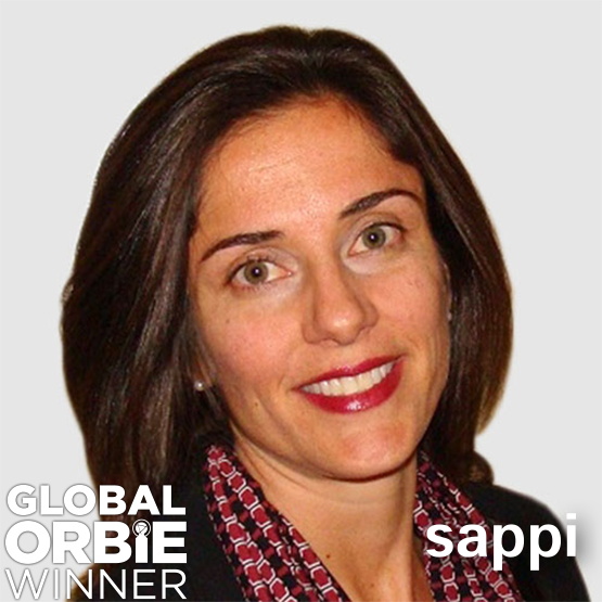 Global ORBIE Winner, Marjorie Boles of Sappi Limited