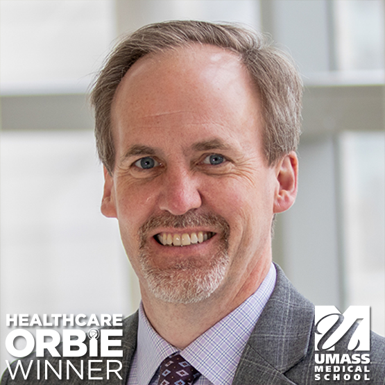 Healthcare ORBIE Winner, Gregory Wolf of UMass Medical School