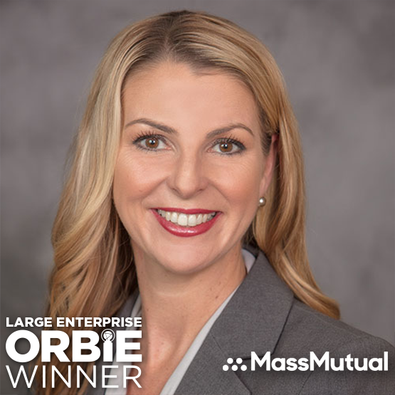 Large Enterprise ORBIE Winner, Tara Long of Mass Mutual