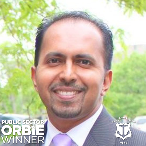 Public Sector ORBIE Winner, Bijay Kumar of State of Rhode Island