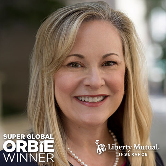 Super Global ORBIE Winner, Sheila Anderson of Liberty Mutual