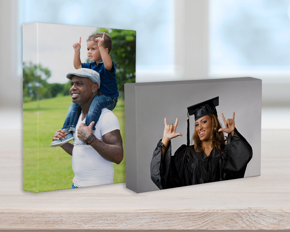 Canvas photo prints commemorate special moments