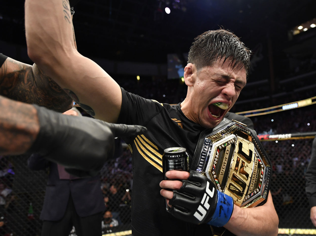 Monster Energy’s Brandon Moreno Takes UFC Flyweight Championship at UFC 263