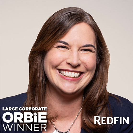 Large Corporate ORBIE Winner, Bridget Frey of Redfin