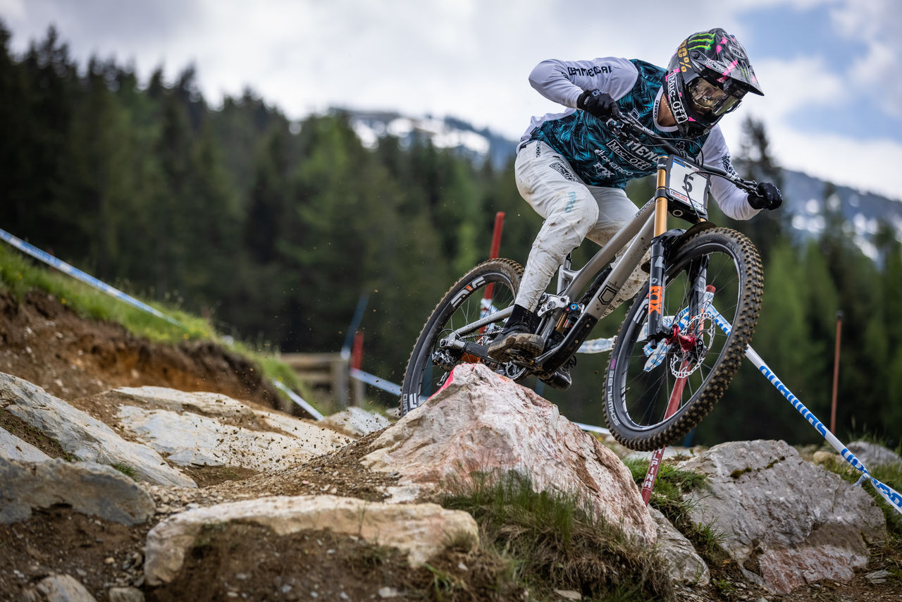 Monster Energy's Thibaut Daprela Takes Second at UCI Mountain Bike World Cup Downhill Race in Leogang, Austria