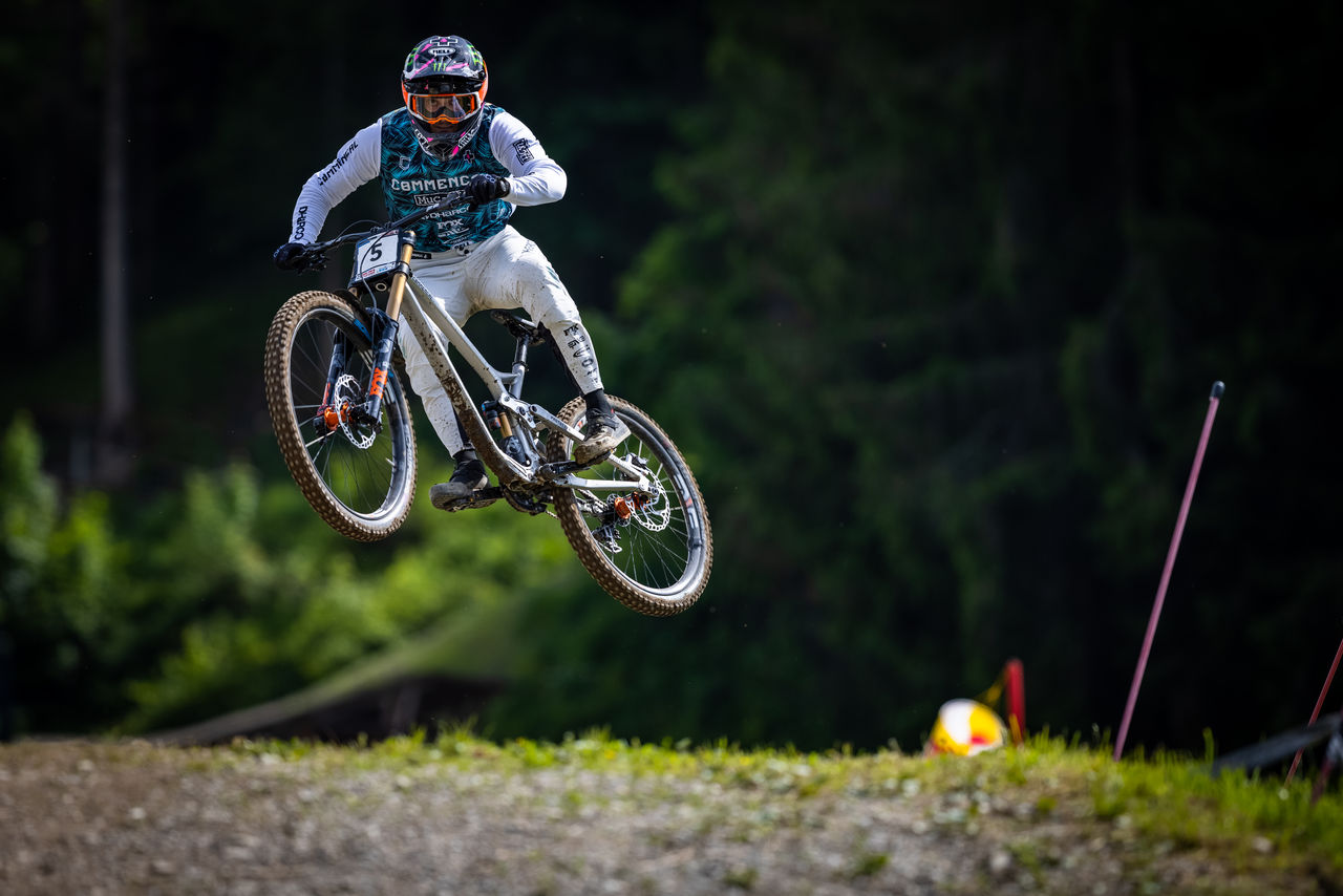 Monster Energy's Thibaut Daprela Takes Second at UCI Mountain Bike World Cup Downhill Race in Leogang, Austria