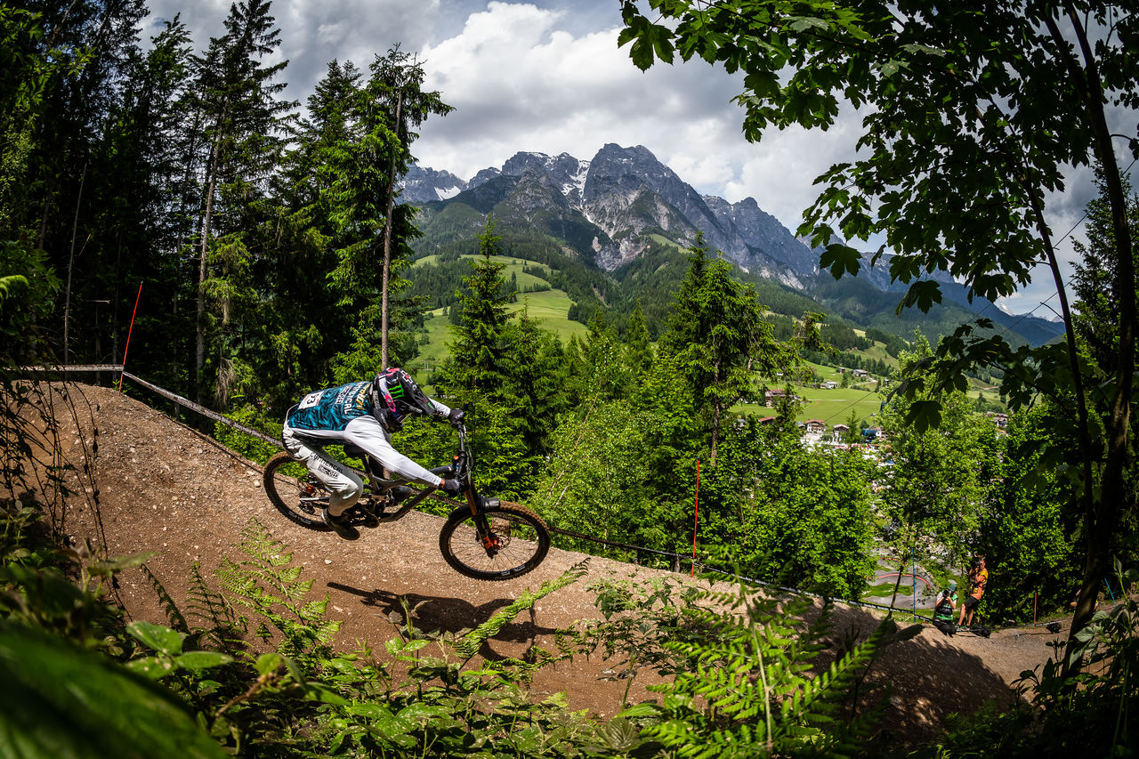 Monster Energy's Amaury Pierron Takes Third at UCI Mountain Bike World Cup Downhill Race in Leogang, Austria