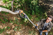 Optional extension pole (WA4301) for WORX 20V Power Share Pruning Saw provides over 4 ft. of reach.