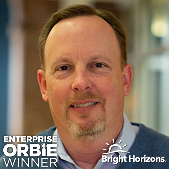 Enterprise ORBIE Winner, Eric Lindgren of Bright Horizons