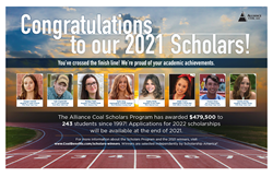 Thumb image for Alliance Coal Announces Scholarship Recipients