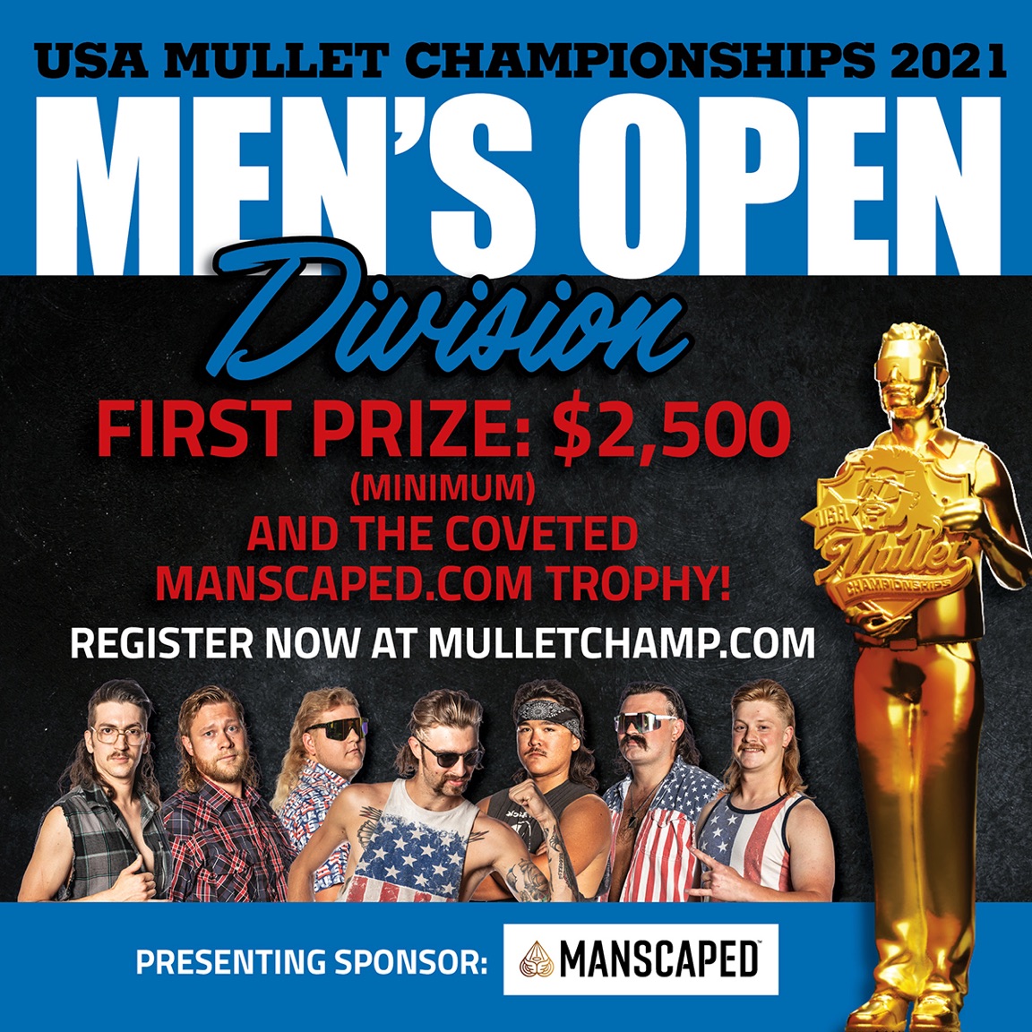2021 Men's Mullet Contest