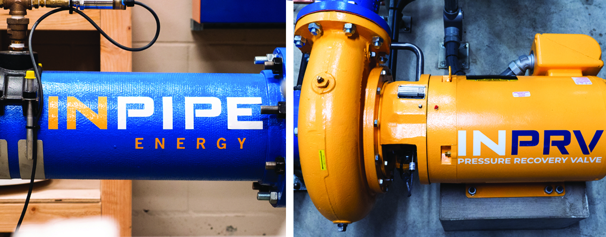 The In-PRV pressure recovery valve from InPipe Energy