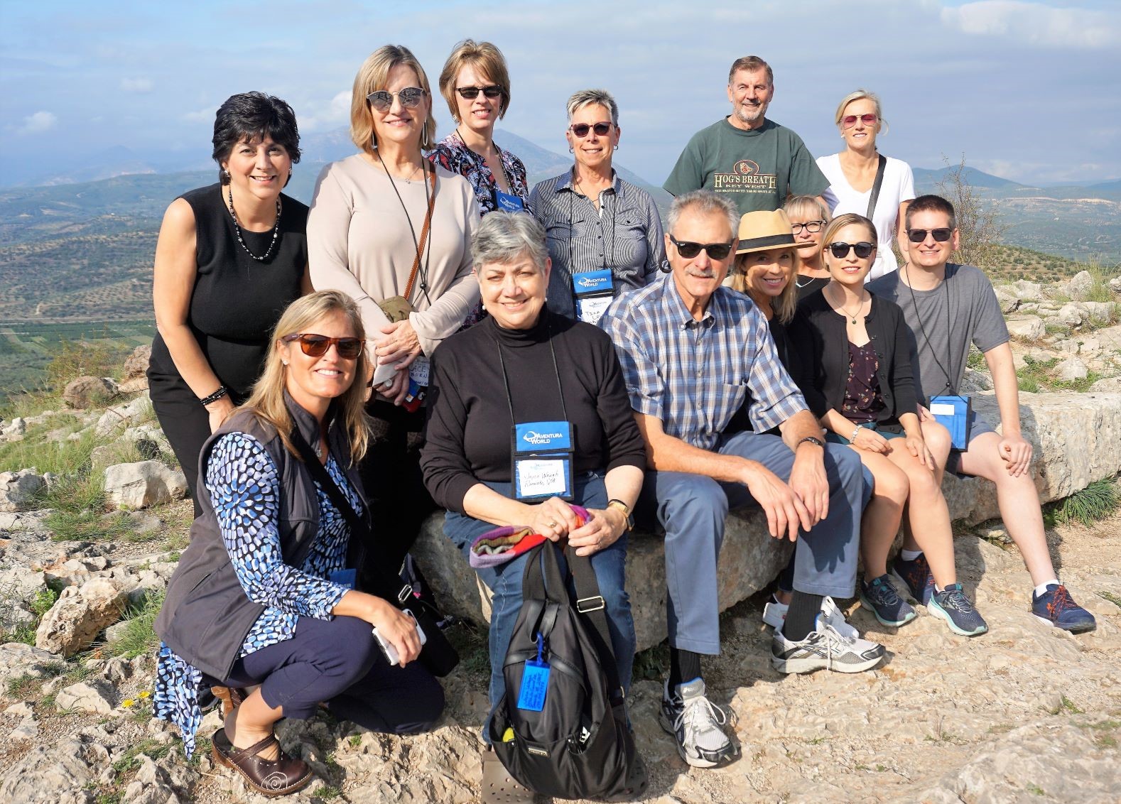 Group Travelers to Greece with International Travel Brand Aventura World