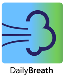 DailyBreath is a mobile app available via Google Play and the App Store.