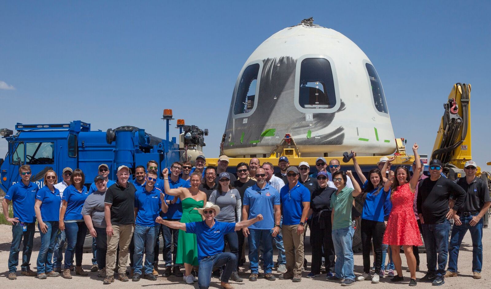 Courtesy Blue Origin - Solstar Space Communicator Space Flight July 2018