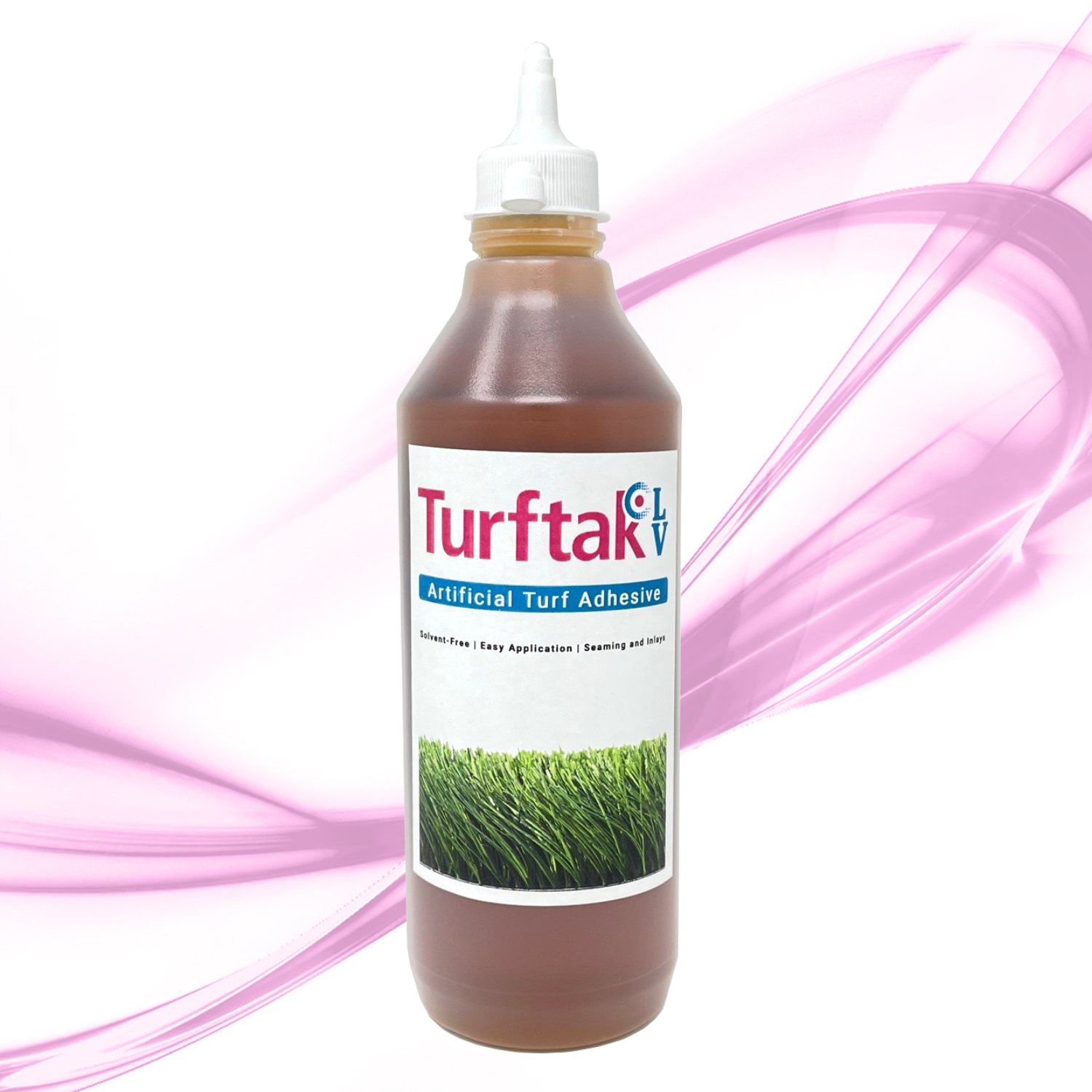 Turtak LV is great for touching up aging, worn, and damaged artificial turf lawns