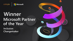 Thumb image for Catalyte Wins 2021 Microsoft Inclusion Changemaker Partner of the Year Award