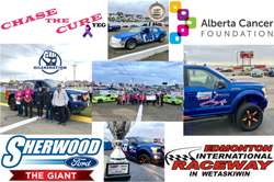 Chase the Cure and Sherwood Ford logo and images
