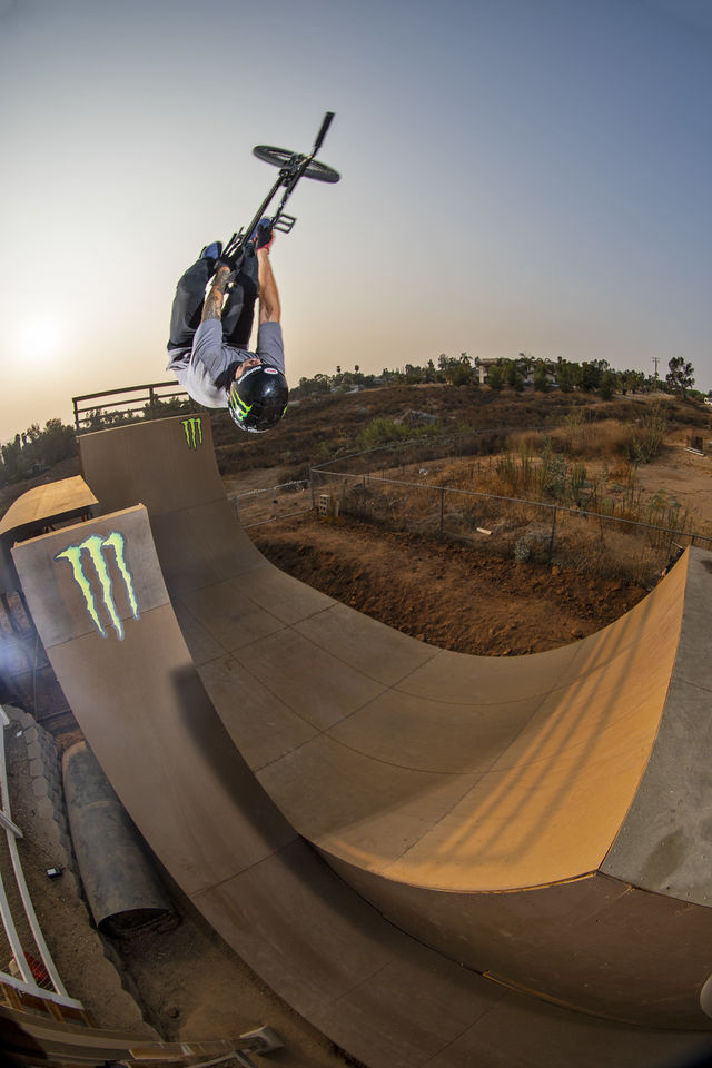 Monster Energy's Pat Casey Opens HIs Private Training Facility for BMX Competitions for X Games 2021 and will compete in BMX Park, Park Best Trick, Dirt, and Dirt Best Trick.