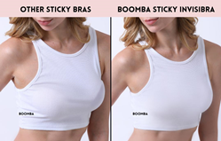 Boombas Nipple Covers  Silicone Non-Adhesive Bra Alternative