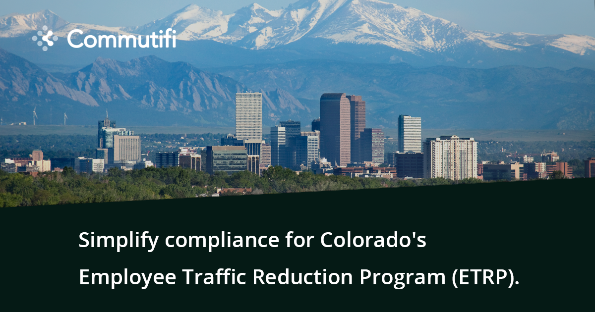 Commutifi's ETRP Compliance Tool Colorado