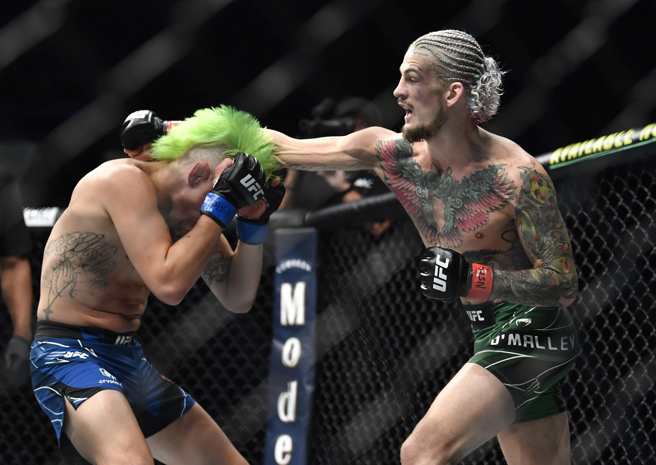 Monster Energy’s Sean O’Malley Defeats Kris Moutinho Via TKO at UFC 264