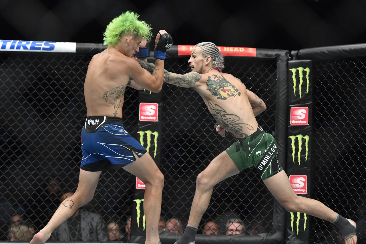 Monster Energy’s Sean O’Malley Defeats Kris Moutinho Via TKO at UFC 264