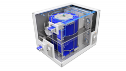 3D model of Starfrost spiral freezer installed for seafood processor in Norway