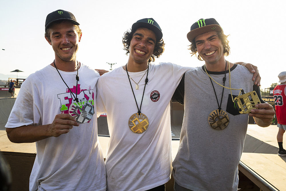 Monster Energy Athletes Sweep BMX Park Podium: Kevin Peraza (Gold), Pat Casey (Silver), Mike Varga (Bronze); Mike Varga also takes BMX Park Best Trick with Move Never Landed in Competition