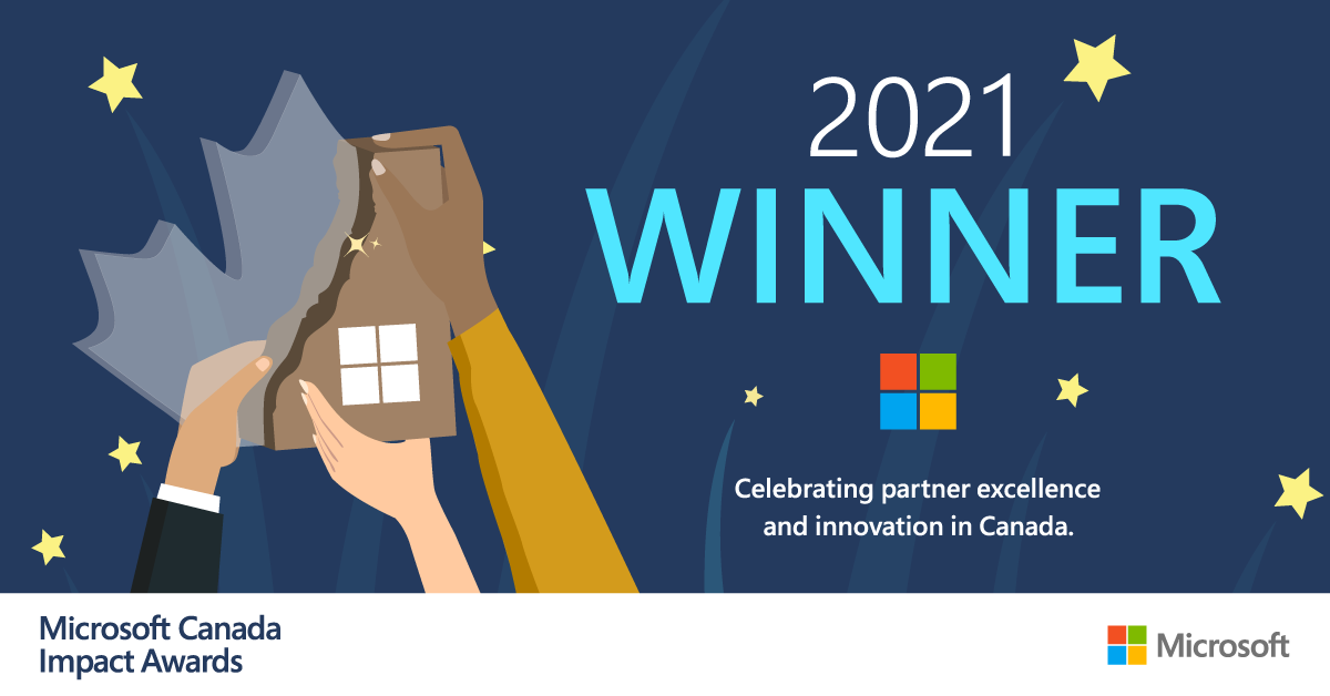Softlanding wins a  2021 Microsoft IMPACT Award
