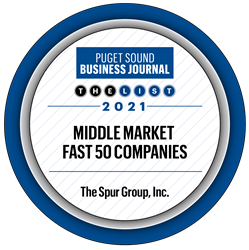 Thumb image for Puget Sound Business Journal Awards The Spur Group for 2020 Growth and Performance