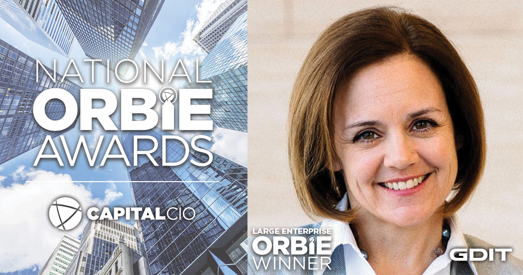 Large Enterprise National ORBIE Winner, Kristie Grinnell of GDIT