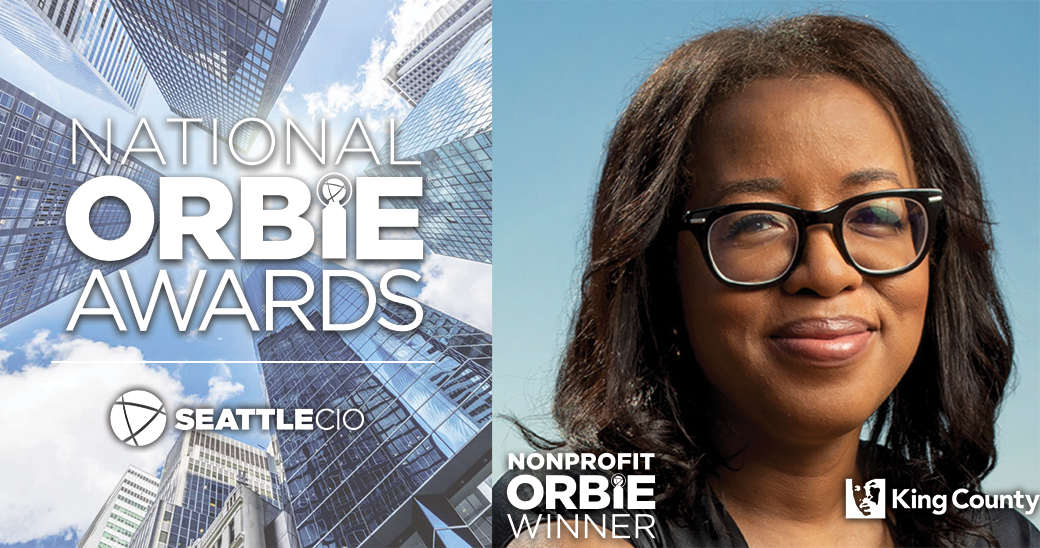 Nonprofit/Public Sector National ORBIE Winner, Tanya Hannah of King County, WA