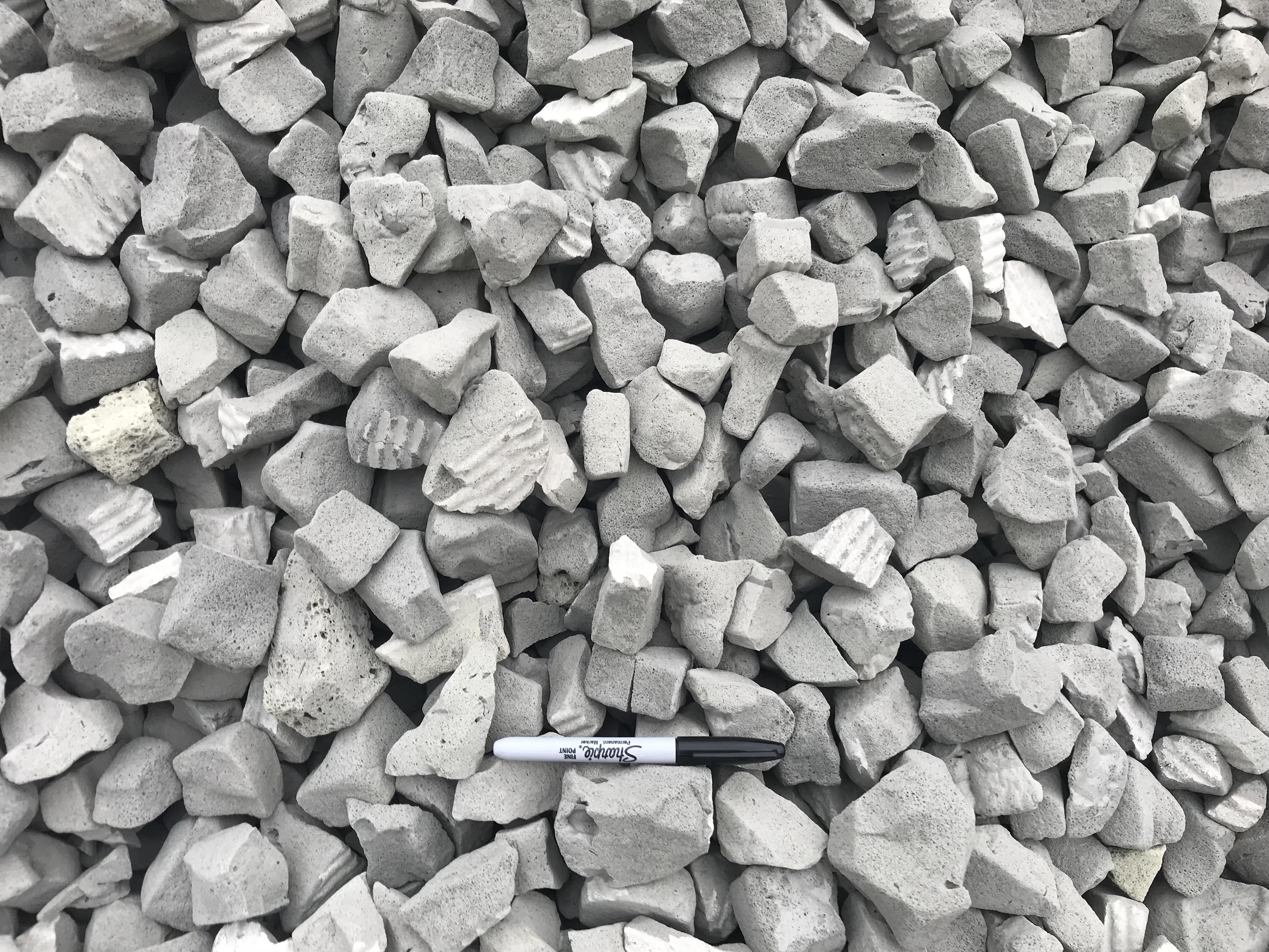 Foam glass aggregate cost much less to manufacture, ship and use than other forms of lightweight fill.