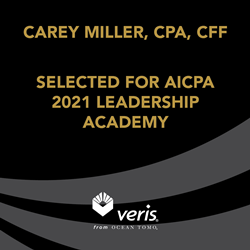 Thumb image for Carey Miller, CPA, CFF, Selected for the AICPA 2021 Leadership Academy