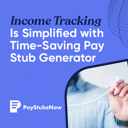 Thumb image for Income Tracking Is Simplified with Time-Saving Pay Stub Generator
