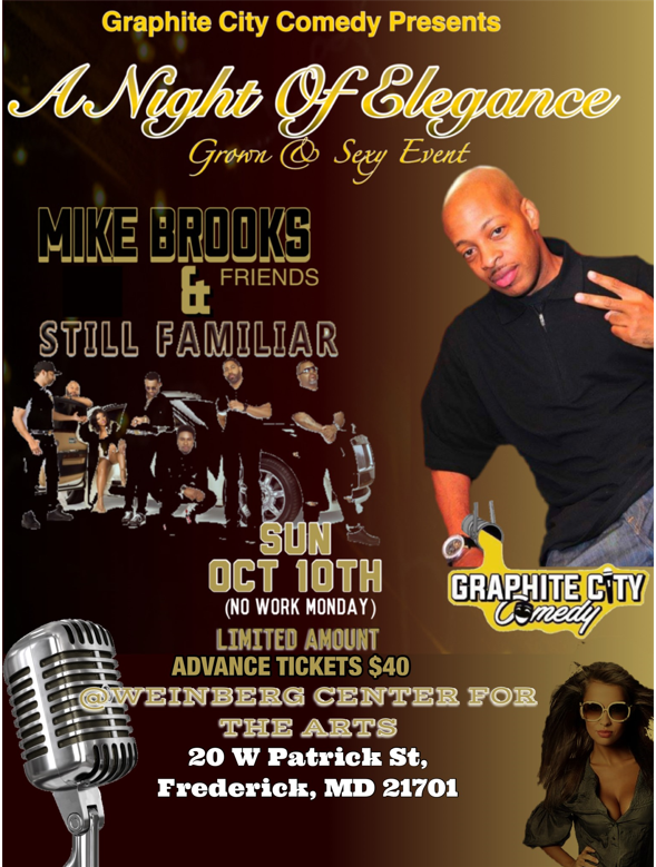 DMV Comic Legend Mike Brooks to Perform at the Weinberg Center