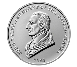 Thumb image for Presidential Silver Medal Honoring John Tyler Available On August 2