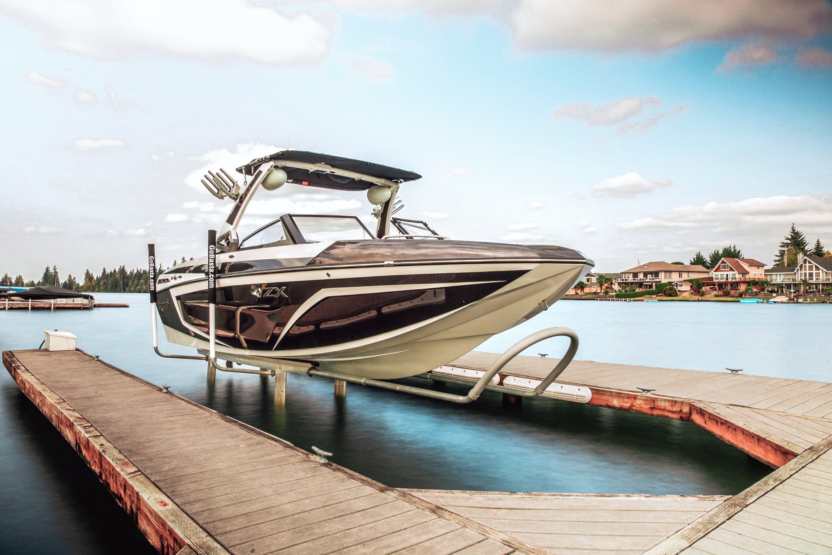 Basta Boatlifts designs and manufactures premium hydraulic boat lifts. The company invented the “Over-Center” gravity locking design, which is now the standard in the boat lift industry.