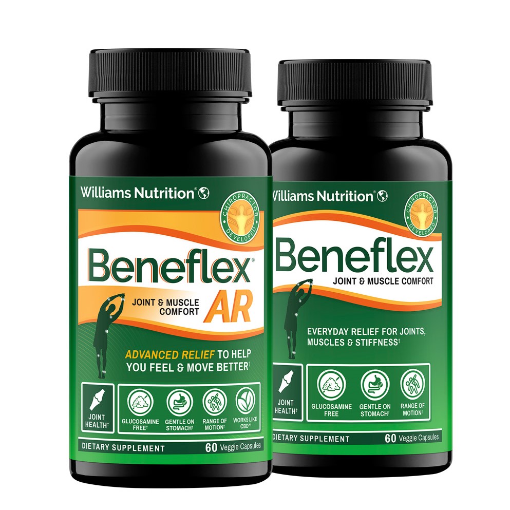 Beneflex and Beneflex AR help improve flexibility, joint relief, and range of motion