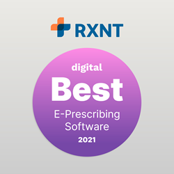 RXNT's Recognized as The Best E-Prescribing Software of 2021 by Digital.com