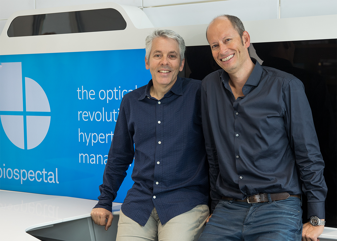 Biospectal 's CEO Eliott Jones and Chief Medical Advisor, Prof. Patrick Schoettker, M.D.