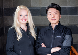 CEO Muriel Clauson and CTO Young Jae Kim