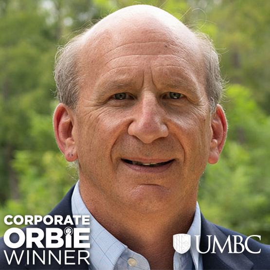 Corporate ORBIE Winner, John Suess of University of Maryland Baltimore County