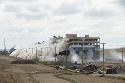Thumb image for Lincoln Equities Group Implodes Last Remaining Two Buildings at Lincoln Logistics Bayonne